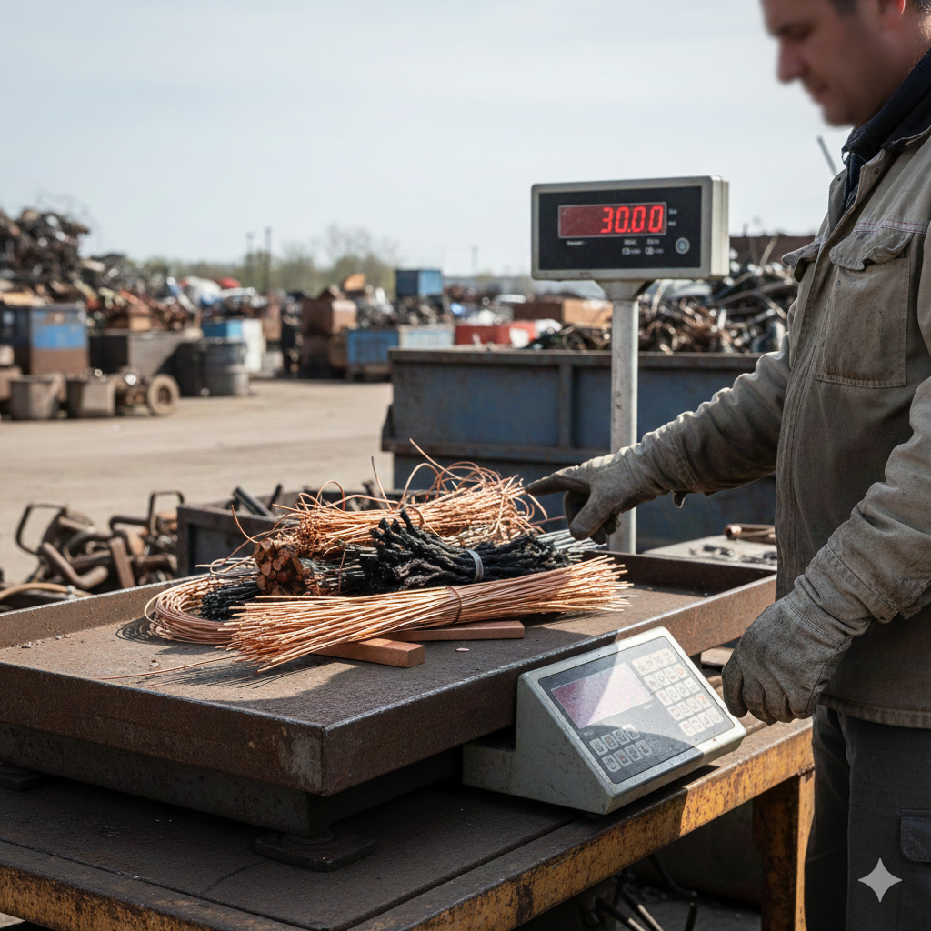 Bahçelievler bakır hurdası yerinde tartım ve nakit ödeme